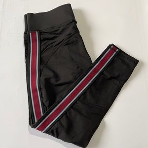 Michi Crop Legging with Racing Strip